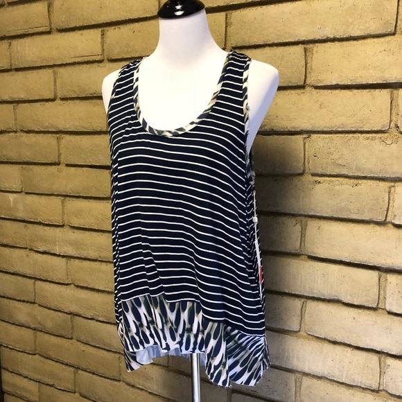 Caslon Mix Print Flowy Tank - Picture 5 of 5